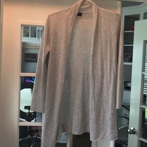 100% cashmere grey cardigan